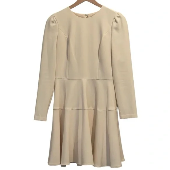 knee length dresses for ladies Embellished Puff Sleeve A-line Gown by GLS Gloria GL3497  ABC Fashion